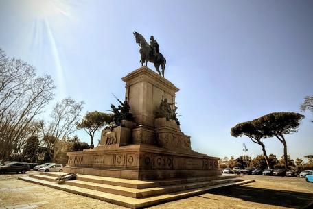 Monumento a Giuseppe Garibaldi al Gianicolo ph Turismo Roma