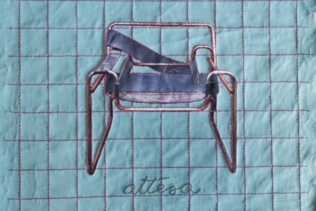 Piero Angelo Orecchioni, Attese, 2024. Stampa fotografica su tela, smalto, acrilico Piero Angelo Orecchioni, Attese, 2024. Stampa fotografica su tela, smalto, acrilico