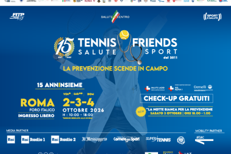 Tennis & Friends Salute e Sport - Main Edition-Foto: locandina ufficiale