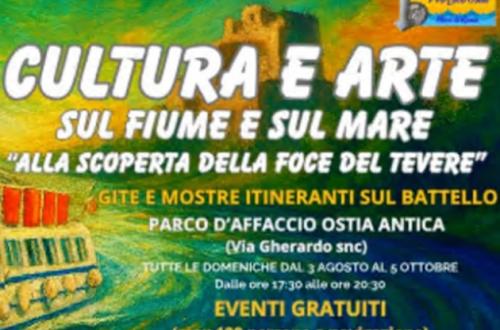 Cultura e arte sul fiume e sul mare-Foto: locandina ufficiale della manifestazione