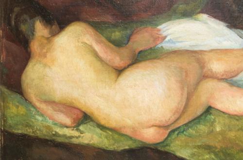 Diego Rivera (1886-1957), Desnudo de espalda, 1919, Città del Messico, Museo Kaluz © Banco de México