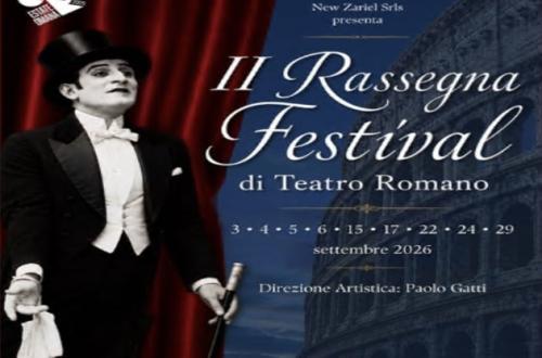 Festival Rassegna di Teatro Romano-Foto: locandina ufficiale della manifestazione Festival Rassegna di Teatro Romano-Foto: locandina ufficiale della manifestazione