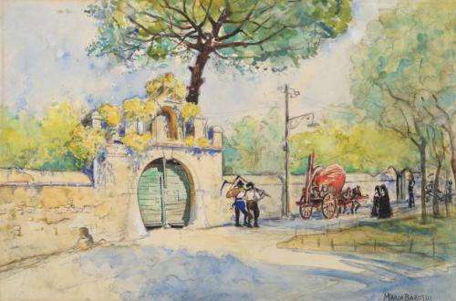 Impressioni dal vero. La via Appia e la via Latina nei disegni di Maria Barosso-Foto: Maria Barosso (1879-1960). Primo tratto della Via Latina presso le Terme Antoniane,1929, acquerello su carta. Roma, Museo di Roma Impressioni dal vero. La via Appia e la via Latina nei disegni di Maria Barosso-Foto: Maria Barosso (1879-1960). Primo tratto della Via Latina presso le Terme Antoniane,1929, acquerello su carta. Roma, Museo di Roma