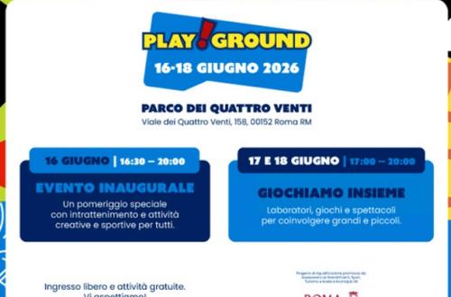 Play!Ground Together-Foto: locandina ufficiale della manifestazione