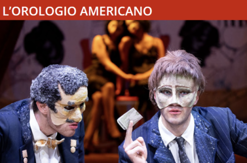 L’orologio americano-Foto: locandina ufficiale dello spettacolo