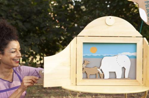 La Principessa Cincilla’ e la torta di compleanno-Foto: pagina ufficiale Facebook del Teatro Argentina