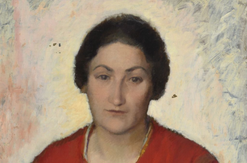 Nino Bertoletti 1889-1971-Foto: Nino Bertoletti - Ritratto della moglie Pasquarosa, 1923, Galleria d’Arte Moderna di Roma