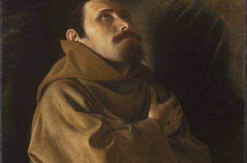 Orazio Gentileschi, San Francesco in estasi, Collezione privata, Courtesy Benappi Fine Art, dettaglio