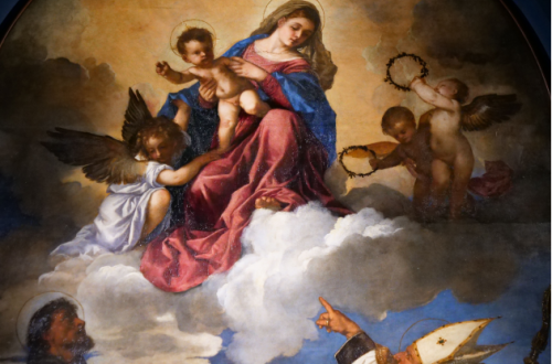 Tiziano, Lotto, Crivelli e Guercino. Capolavori della Pinacoteca di Ancona-Foto: Tiziano Vecellio, Pala Gozzi (1520), particolare Tiziano, Lotto, Crivelli e Guercino. Capolavori della Pinacoteca di Ancona-Foto: Tiziano Vecellio, Pala Gozzi (1520), particolare