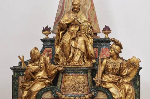 Pierre-Etienne MonnotModello del monumento funebre di Innocenzo XI Odescalchi, 1697ca. Gallerie Nazionali di Arte Antica