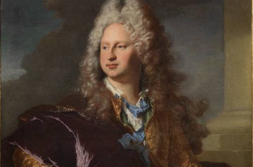 Hyacinte Rigaud, Ritratto del marchese Neri Corsini, 1710, Olio su tela, Firenze, Galleria Corsini, dettaglio