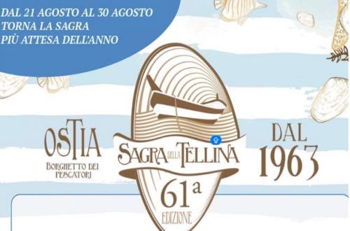 Sagra della Tellina al Borghetto dei Pescatori di Ostia 2026-Foto: locandina ufficiale della manifestazione