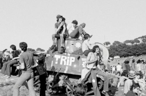 Tank Trip, Festival di Villa Pamphilj, Roma, 25-27 maggio 1972, © Giovanni Coccia