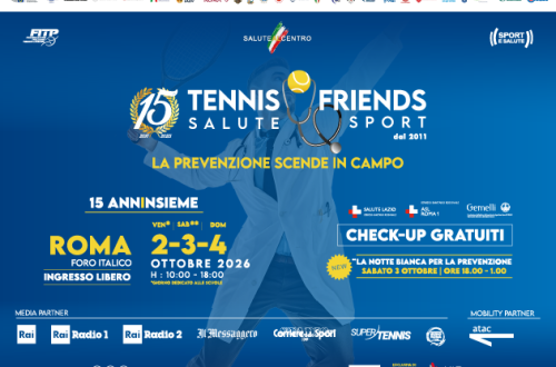 Tennis & Friends Salute e Sport - Main Edition-Foto: locandina ufficiale