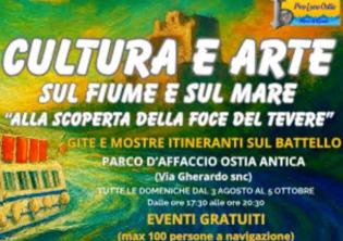 Cultura e arte sul fiume e sul mare-Foto: locandina ufficiale della manifestazione