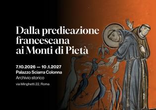 Dalla predicazione francescana ai Monti di Pietà-Foto: locandina ufficiale della mostra Dalla predicazione francescana ai Monti di Pietà-Foto: locandina ufficiale della mostra