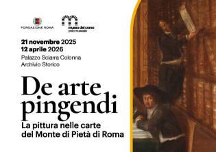 De arte pingendi. La pittura nelle carte del Monte di Pietà di Roma-Foto: locandina ufficiale della mostra