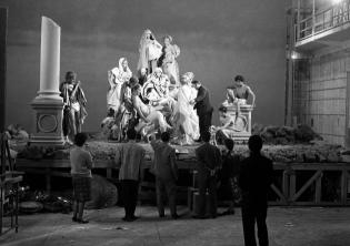 Foto di scena La ricotta, 1963, foto Paul Ronald, Collezione Maraldi