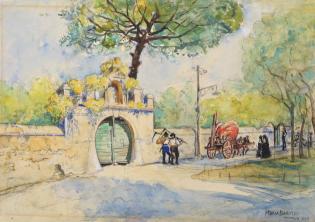 Impressioni dal vero. La via Appia e la via Latina nei disegni di Maria Barosso-Foto: Maria Barosso (1879-1960). Primo tratto della Via Latina presso le Terme Antoniane,1929, acquerello su carta. Roma, Museo di Roma Impressioni dal vero. La via Appia e la via Latina nei disegni di Maria Barosso-Foto: Maria Barosso (1879-1960). Primo tratto della Via Latina presso le Terme Antoniane,1929, acquerello su carta. Roma, Museo di Roma