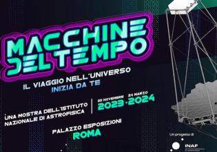 MACCHINE DEL TEMPO. Il viaggio nell'Universo inizia da te-Foto: locandina ufficiale della manifestazione