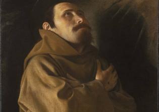 Orazio Gentileschi, San Francesco in estasi, Collezione privata, Courtesy Benappi Fine Art, dettaglio