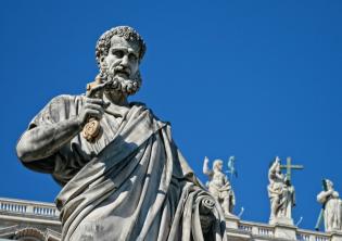 San Pietro statua in Vaticano San Pietro statua in Vaticano