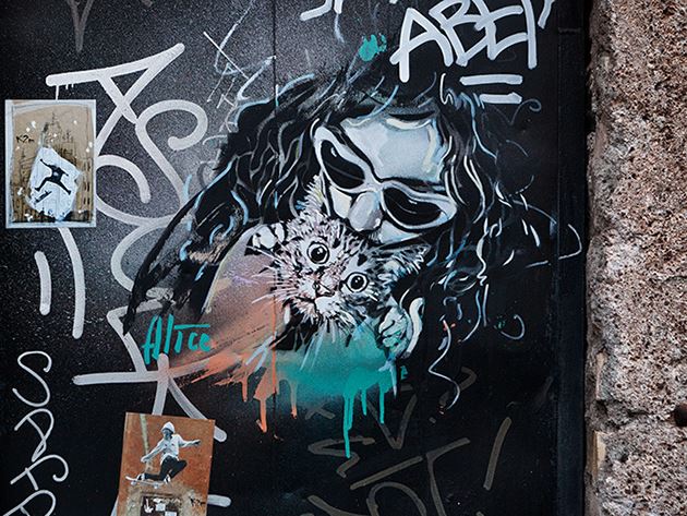 murales di Alice Pasquini murales di Alice Pasquini